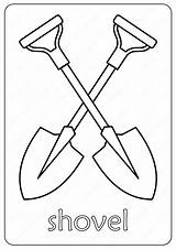 List Of Free Printable Shovel Coloring Pages Ideas sketch template