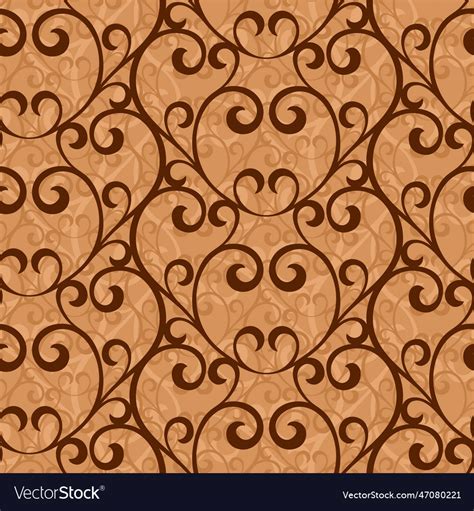 Seamless with brown pattern Royalty Free Vector Image