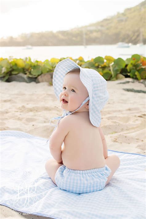 Beach Bum Cover - Buckhead Blue Gingham - The Beaufort Bonnet Company Beach Bum, Beach Towel ...