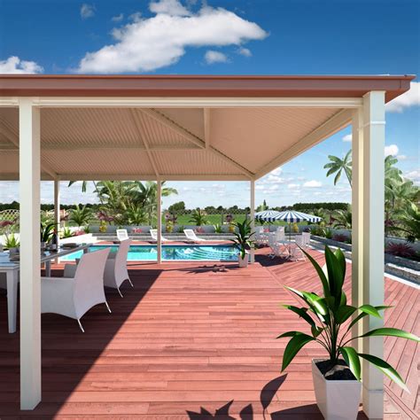 Lysaght Living Collection brings summer to life with this outdoor patio Diy Pergola, Pool ...