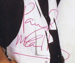 Paul McCartney autograph examples | The Beatles autographs