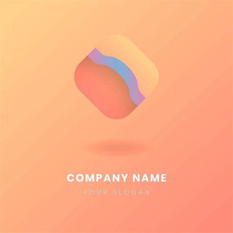 Orange corporate logo design vector | Premium Vector - rawpixel