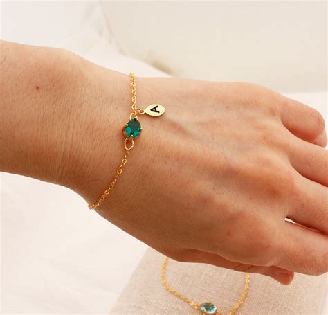 Personalized Birthstone Bracelet for Women Mothers Day Gift - Etsy