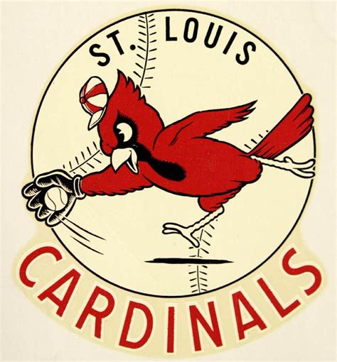 WRAPPED CANVAS 1950's St. Louis CARDINALS Print Vintage Baseball Poster ...