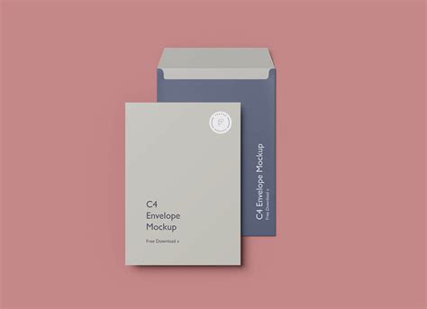 Free C4 Envelope Mockup PSD - Good Mockups