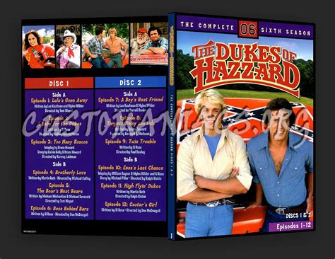 The Dukes Of Hazzard Season 6 - DVD Covers & Labels by Customaniacs, id ...