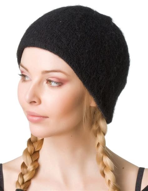 Winter Wool Black Hat, Unisex Beanie, 2 Ply Knitted, One Size | Freyja Wool Store