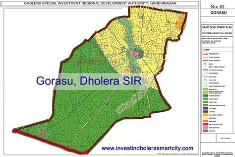 Map of Gorasu, Dholera SIR. | Smart city, Smart, Village map