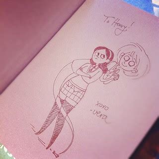 #TCAF loot: sweet drawing in ANYA'S GHOST from @verabee! | Flickr