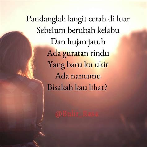 Puisi Rindu | Puisi Sastra | Puisi Cinta | Puisi Senja | Puisi Anime Butterfly, Kahlil Gibran ...