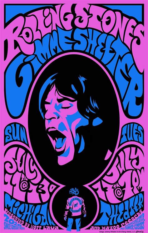 Rolling Stones Musician Concert Poster Rock And Roll Legends Live ...