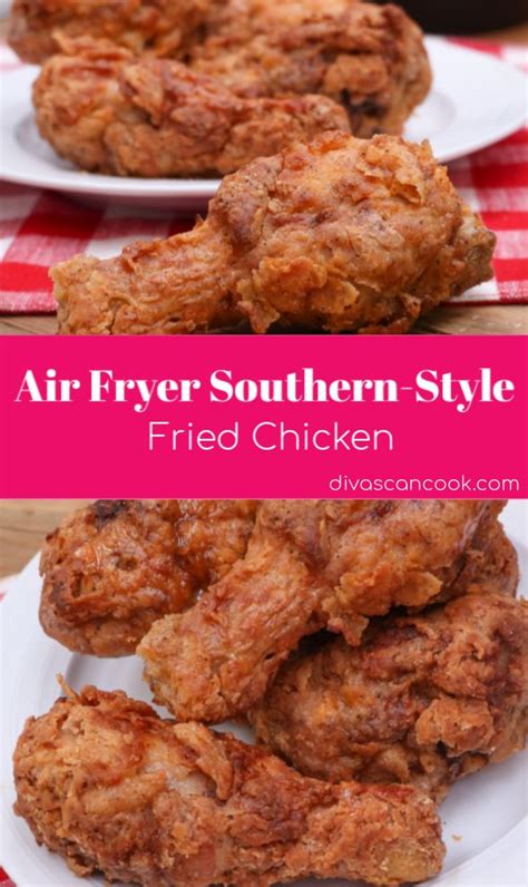 Air Fryer Southern Fried Chicken | Recipe | Air fryer recipes chicken ...