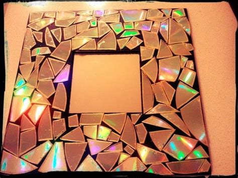 CD Mosaic Mirror