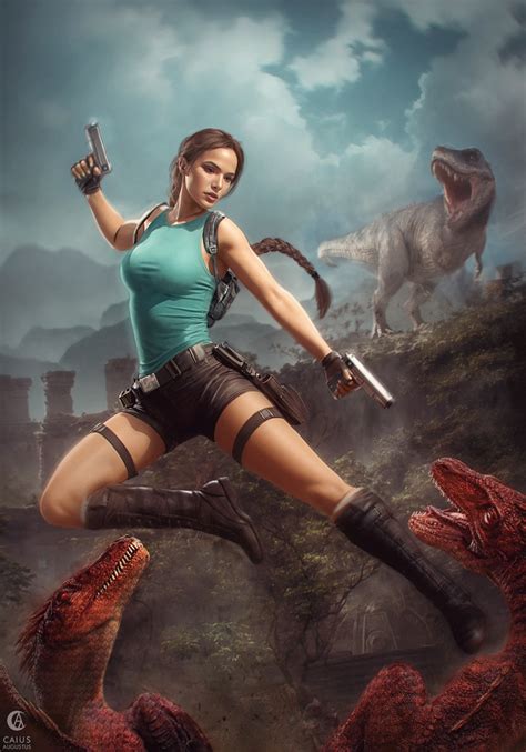 [Tomb Raider] Marquezine as Lara Croft - Concept Art inspired by and ...