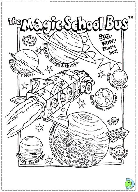 Magic school bus coloring pages to download and print for free