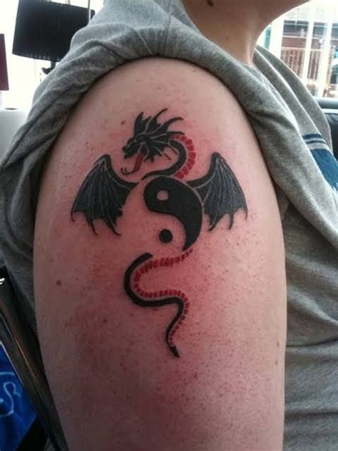 50+ Yin Yang Dragon Tattoo (Unique Designs 2020) in 2020 | Dragon tattoo, Tattoos, Unique tattoos