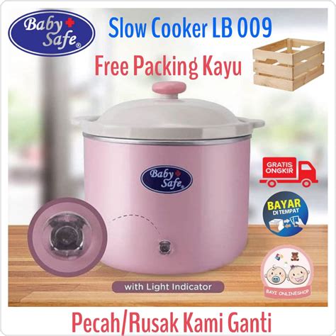 BABY SAFE SLOW COOKER LB 009 ALAT MEMASAK BUBUR MPASI / FOOD MAKER / FOOD PROCESSOR | Shopee ...