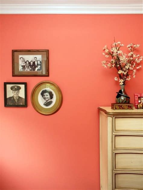 Favorite Coral Paint Color For Living Room Pms 355 C