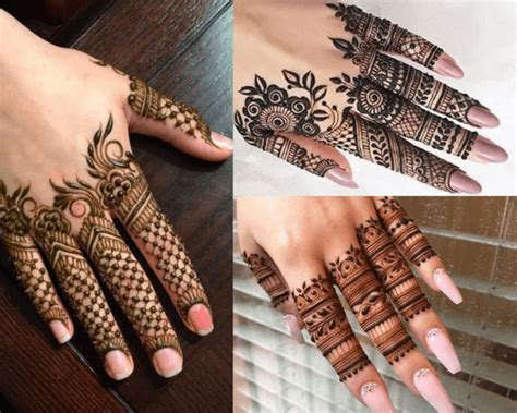 Great Finger Mehndi Designs Trending In The Year 2022