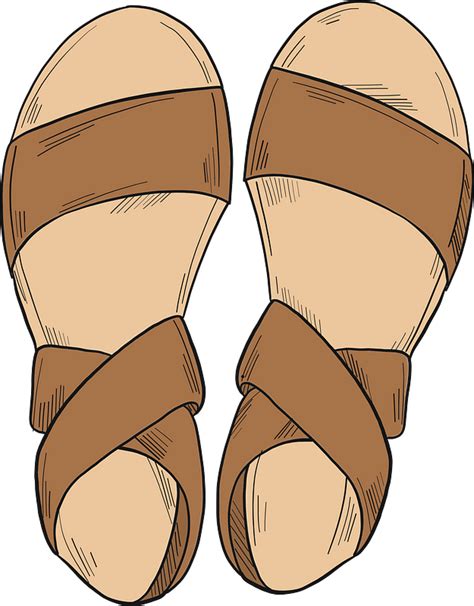 Brown Sandals PNG Clip Art Best WEB Clipart | peacecommission.kdsg.gov.ng