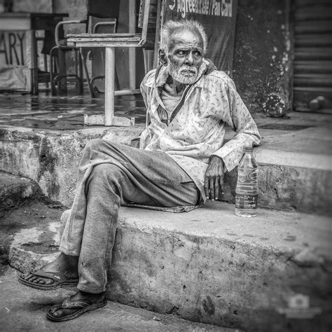 Old beggar on streets during lockdown! #beggar #blackandwhite #lockdown2020 #streetsofindia # ...