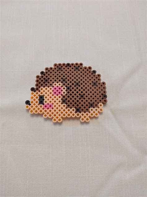 Cute Brown Hedgehog Perler beads | Etsy in 2021 | Perler bead disney, Diy perler beads, Diy ...