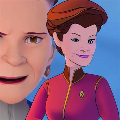 captain janeway from star trek voyager in an animated | Stable Diffusion | OpenArt