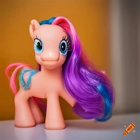 Mlp toy with purple hair in hospital on Craiyon