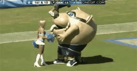 This mascot EATING A CHEERLEADER. | Funny cartoon images, Funny ...