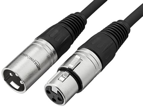 Buy Amazon Basics XLR Microphone Cable for Speaker or PA System, All ...