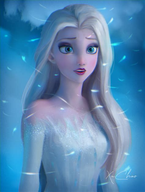 ArtStation - Speed Painting of Elsa from Frozen