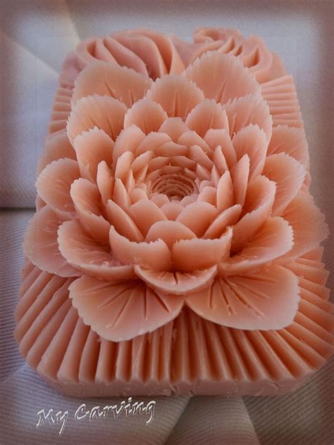 Soap Carving Lotus Flower Hand Carved Bar Soap Decorative - Etsy ...