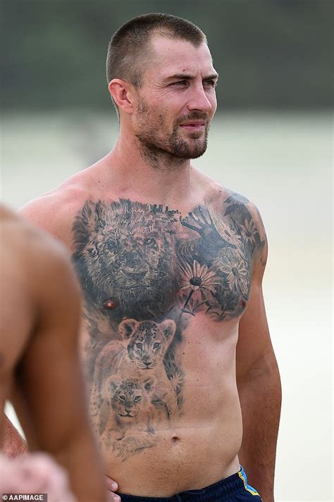 Kieran Foran shows off VERY striking tattoo with cryptic message as ...