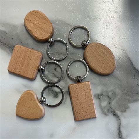 Wood Keychain Laser Engraving – Craft Enablers