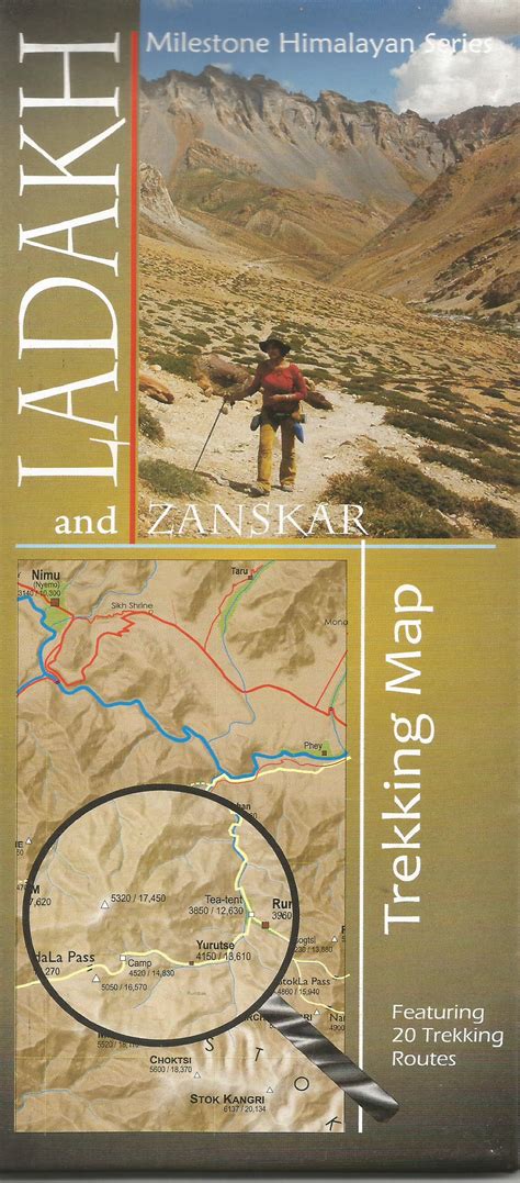 Ladakh and Zanskar Trekking Map