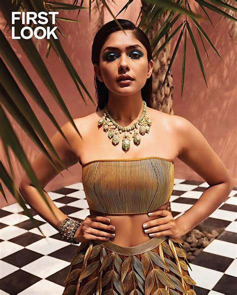 Mrunal Thakur stills from First Look magazine photoshoot