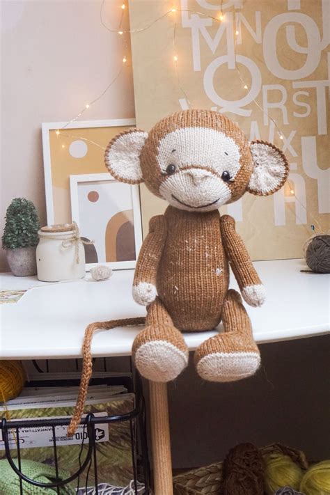 Monkey Knitting Pattern Toy Knitting Pattern - Etsy