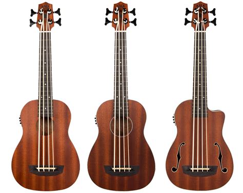 Kala Adds Three New Affordable U-Bass Models – No Treble