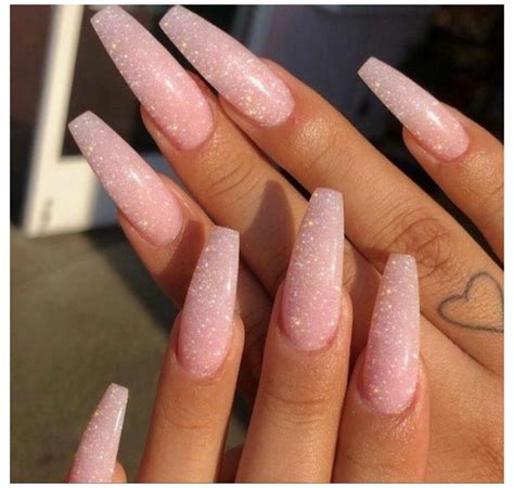 +51 Baby Pink Glitter Nails Looks & Inspirations - POLYVORE - Discover ...