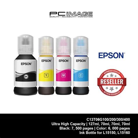 EPSON 008 C13T06G Pigment Ink Bottle ( For L15150, L15160 ) | PC Image