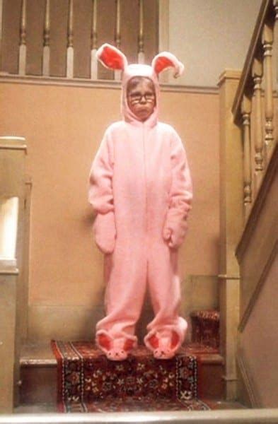 Pink Rabbit Costume Christmas Story | Christmas story movie, A ...