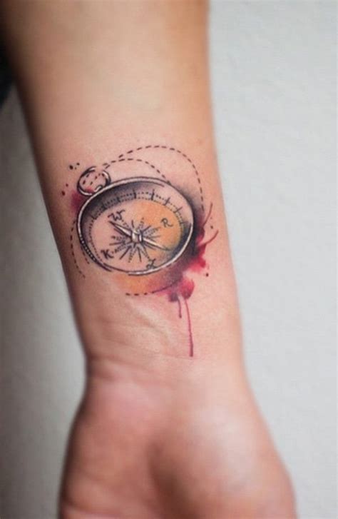 Compass Wrist Tattoo Designs, Ideas and Meaning - Tattoos For You