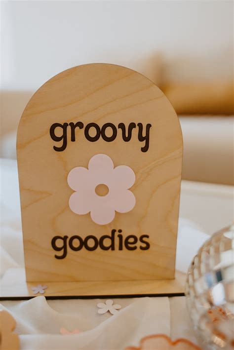 Groovy Goodies Sign Groovy Party Sign Groovy Party Decor - Etsy