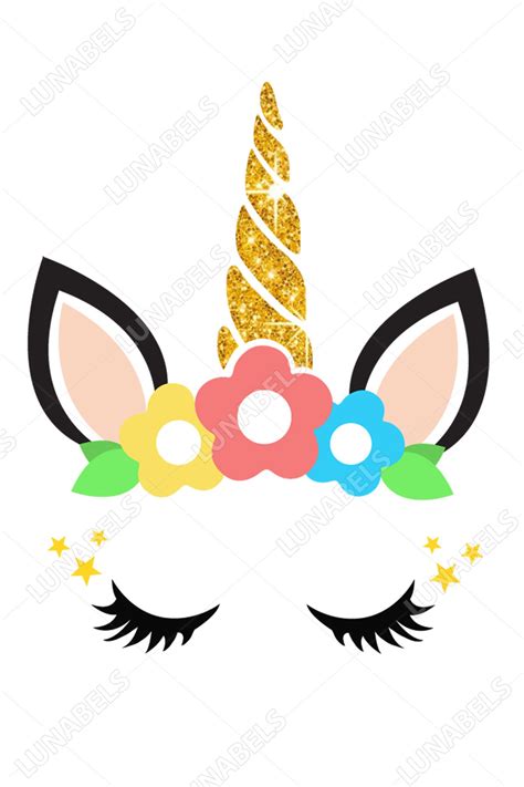 Unicorn Eyes, Unicorn Svg, Unicorn Head, Cute Unicorn, Simple 1st ...