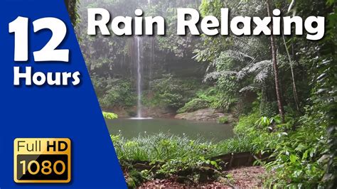 12 Hours of Rain sound in HD / Relaxing Stress - YouTube