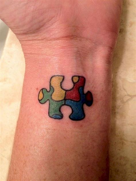 Adorable 45 Coolest Puzzle Piece Autism Tattoos Art Ideas https ...