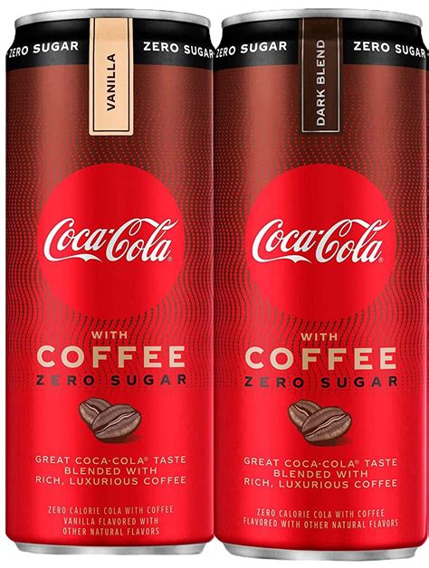 Buy Coke Coca-Cola With Coffee,Dark Blend,Vanilla Zero Variety Pack,12 ...