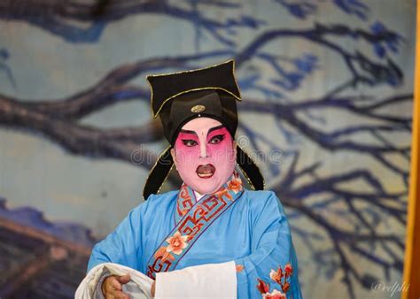 Chinese Opera, Actors in Performance Editorial Stock Photo - Image of ...