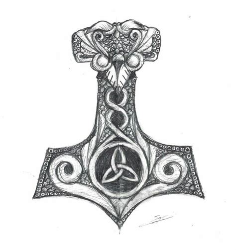 Thor … Thor Hammer Tattoo, Mjolnir Tattoo, Thor Tattoo, Shield Tattoo ...