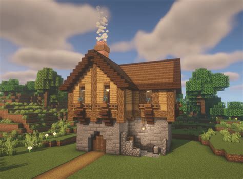 Simple Medieval House : Minecraft